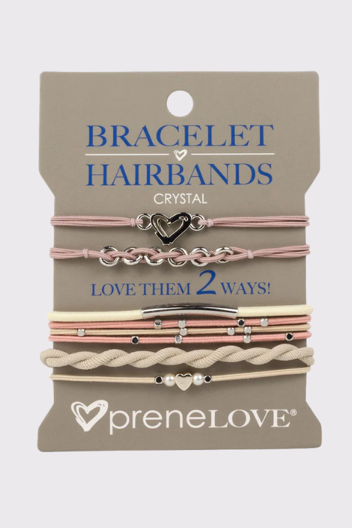 Prenelove Bracelet Hair Bands - Crystal