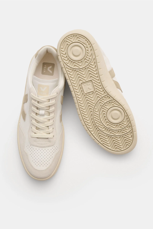 V-90 Leather White Taupe