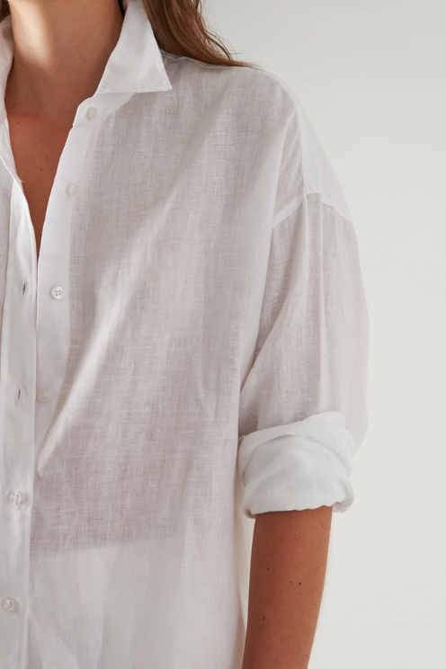 Linen Boyfriend Shirt