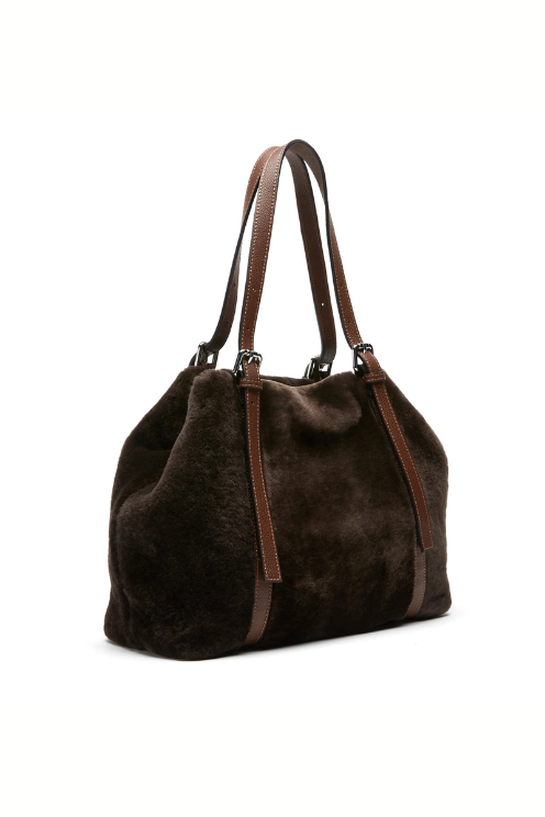 Meyer Shearling Tote Bag