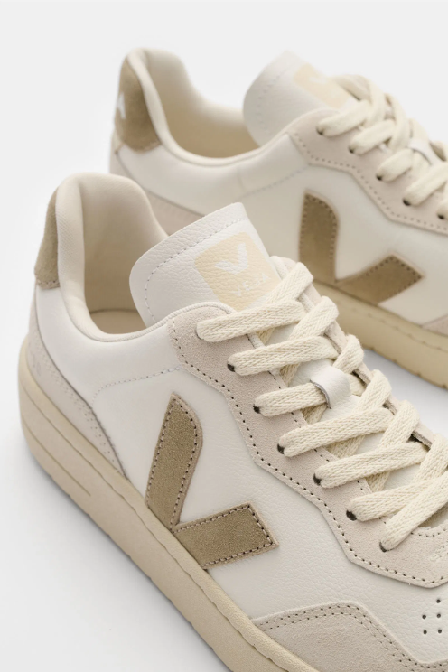 V-90 Leather White Taupe