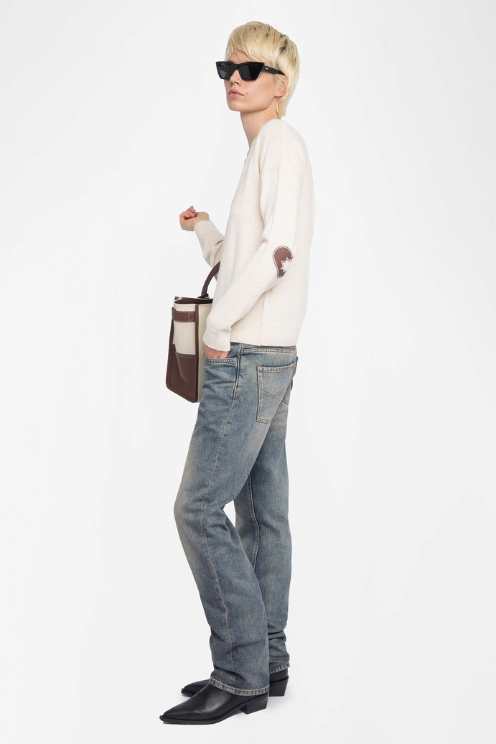 Vivi Patch Cashmere Sweater