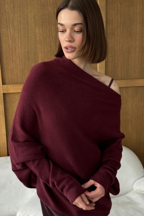 Natalie Asymmetric Sweater