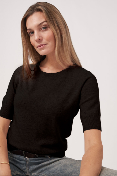 Repeat Short Sleeve Sweater