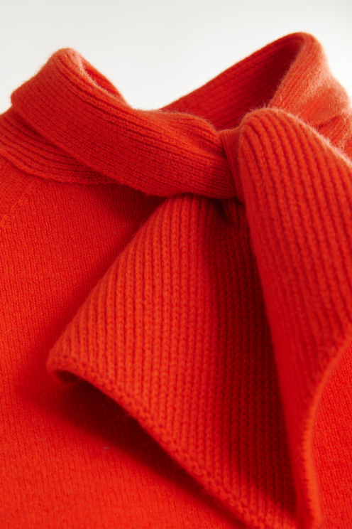 Cashmere Bow Tie Sweater