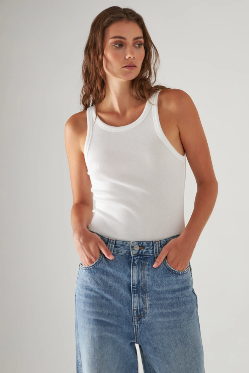 Patrick Assaraf High Crew Rib Tank