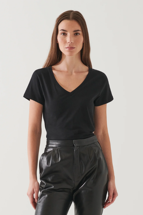Lightweight Pima Cotton V-Neck