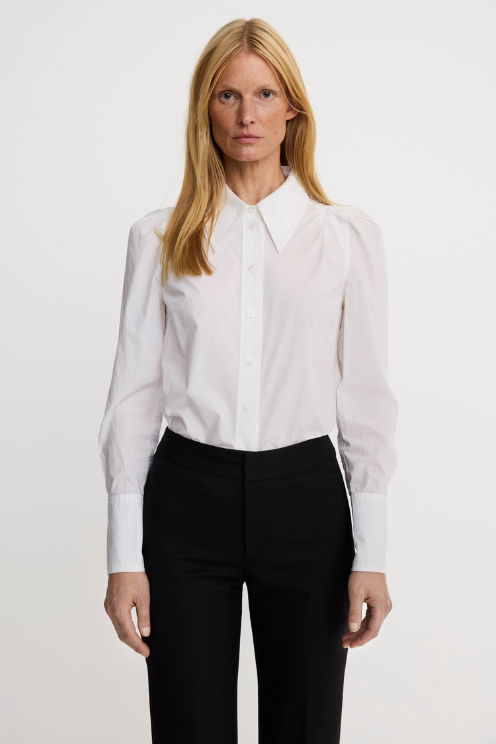 box pleat dress shirt Kal Rieman