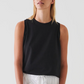 Patrick Assaraf Iconic Boyfriend Fit Tank