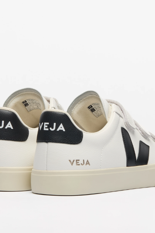 Recife Leather White Black