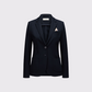 Circolo Slim Fit Piquet Blazer
