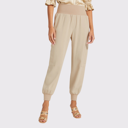 Cinq à Sept Giles Pant in Khaki Beige