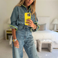 Pia Denim Western Shirt
