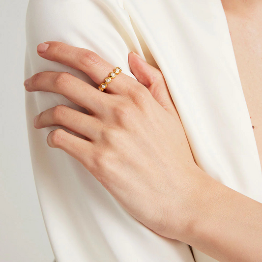 Dean Davidson Eternity Stacking Ring - Pearl