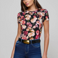 Ressi Fitted Tee - Floral Clusters