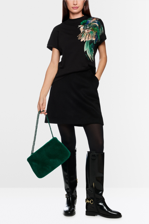 Feather Print T-shirt