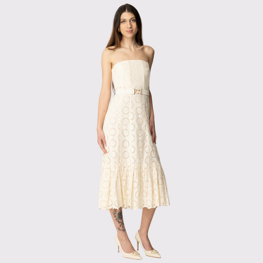 Twinset Sangallo Pattern Dress