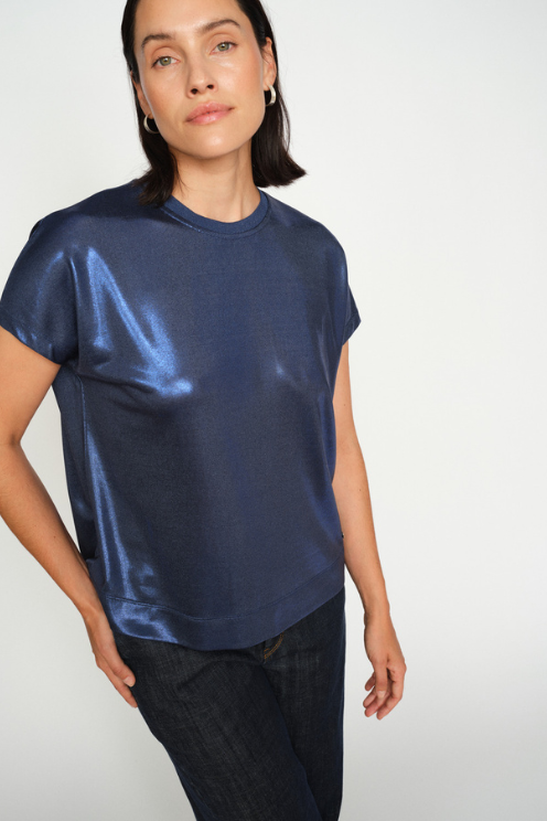 Nivola O-neck Metallic Tee