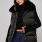 Nalo Faux Fur Puffer Vest