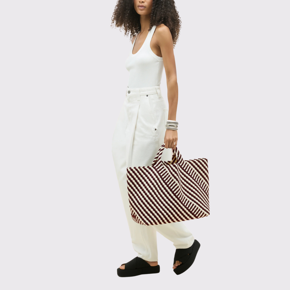 Naghedi St. Barths Large Tote Striped Raveena
