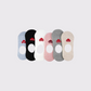 Lim Lim Heart Eyes No Show Socks