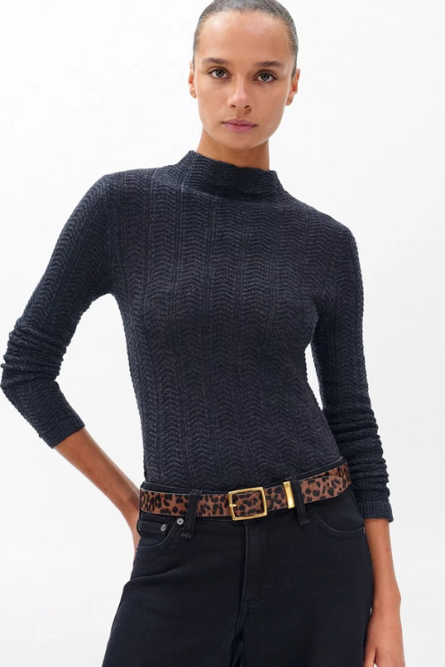 X Boyfriend Leopard Belt