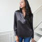 Silk Placket Blouse