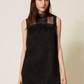 Mini Fringe and Tulle Dress