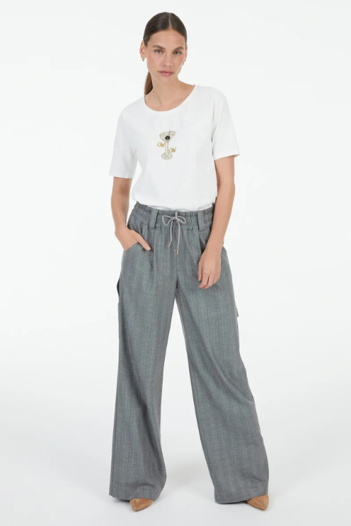 Martini Pearl Appliqué Tee