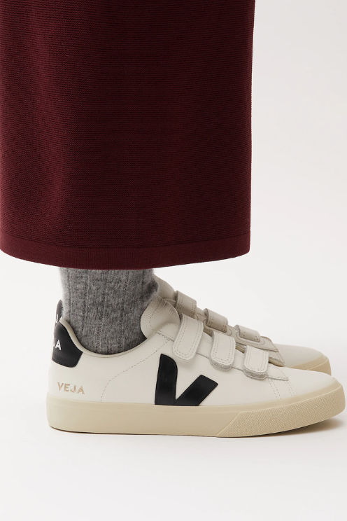 Recife Leather White Black