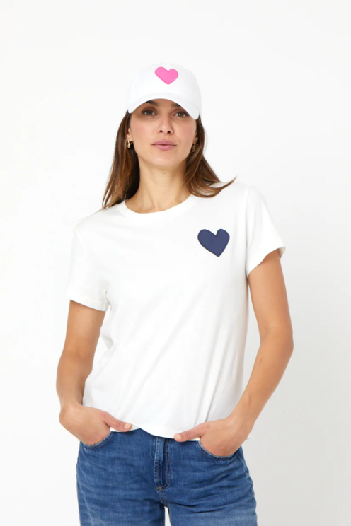 The Suke Tee Contrast Imperfect Heart