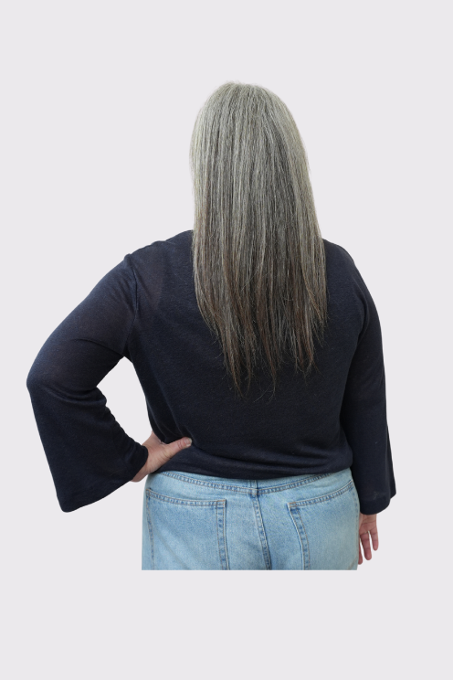 Linen Jersey V-Neck
