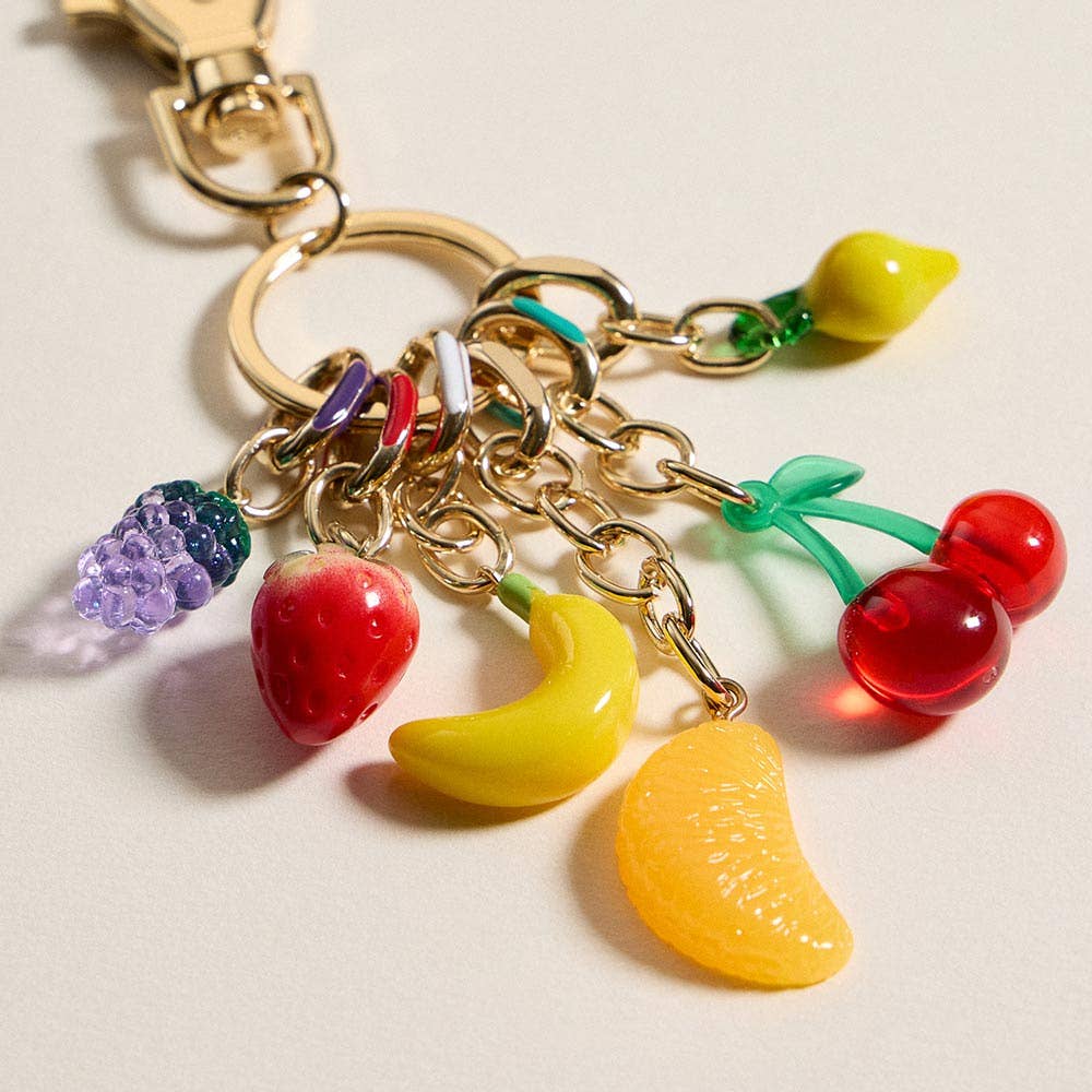 Embellished Fruit Bag Charm