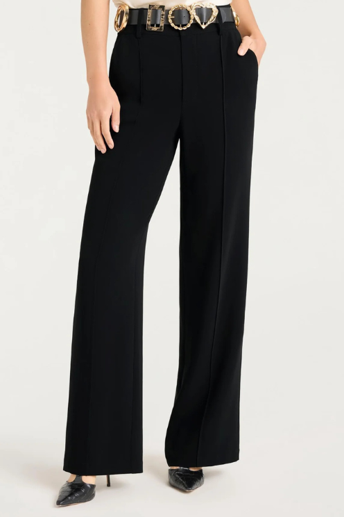 Gold Belt Ester Pant