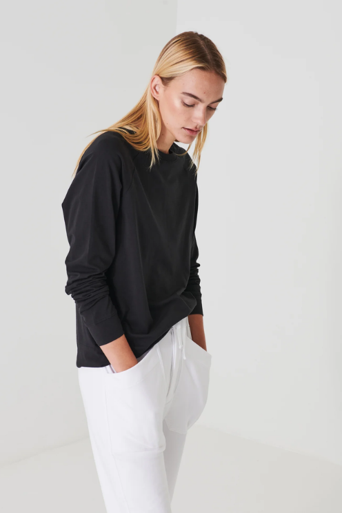 Pima Cotton Stretch Oversized Sweatshirt