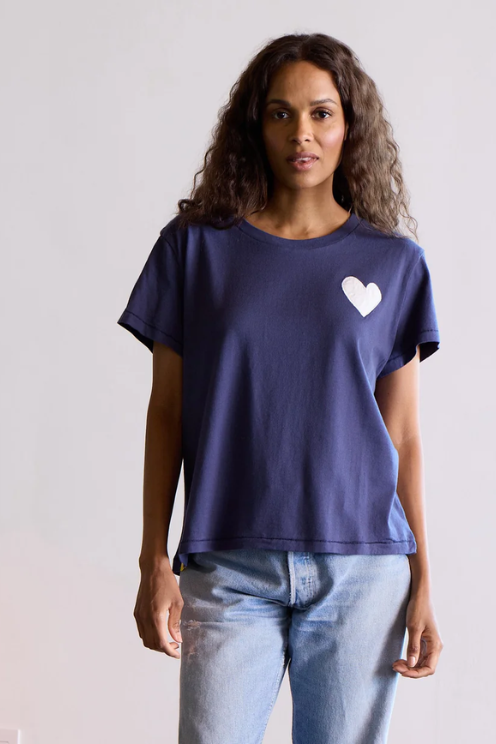 The Suke Tee Contrast Imperfect Heart