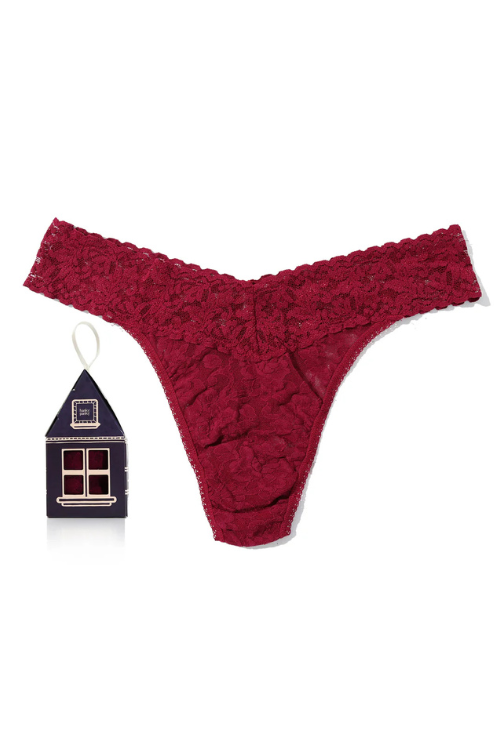 Signature Lace® Original Rise Gingerbread House Pack Dark Pomegranate Red