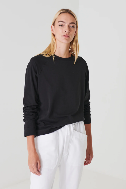 Pima Cotton Stretch Oversized Sweatshirt