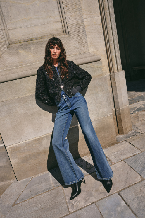 Sequin Bomber Jacket