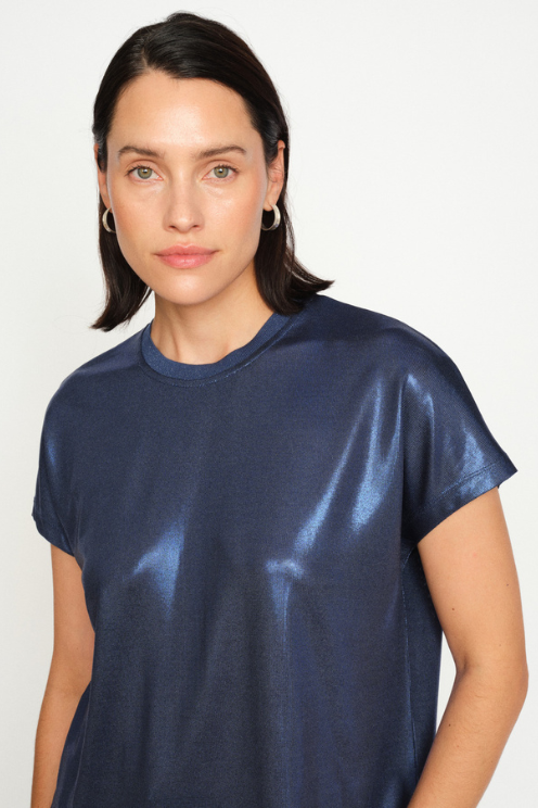 Nivola O-neck Metallic Tee