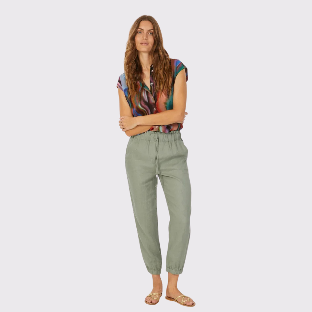 Marc Aurel Linen Pant