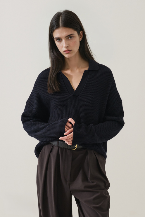Merino Relaxed Polo