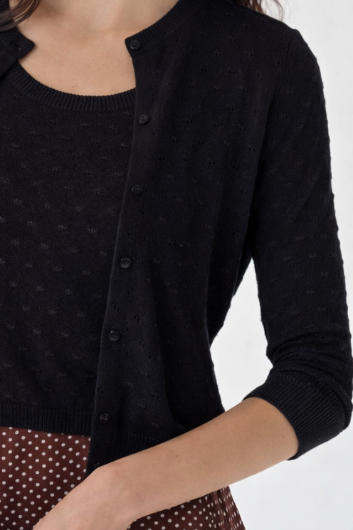 Sheer Dot Cardigan