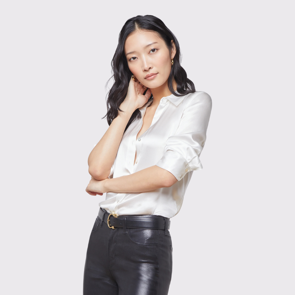 L'agence Dani Blouse in Ivory
