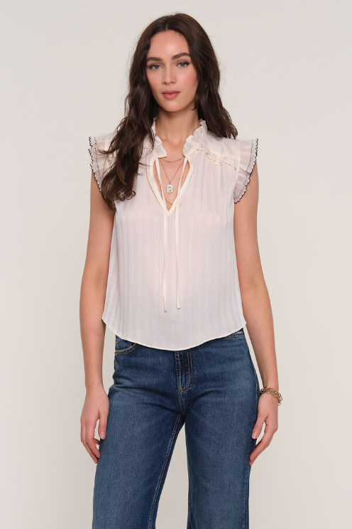 Ananda Top in Ivory