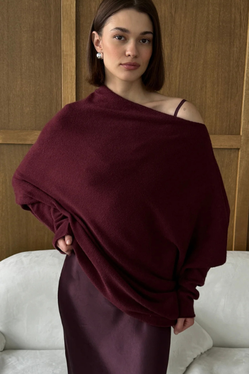 Natalie Asymmetric Sweater