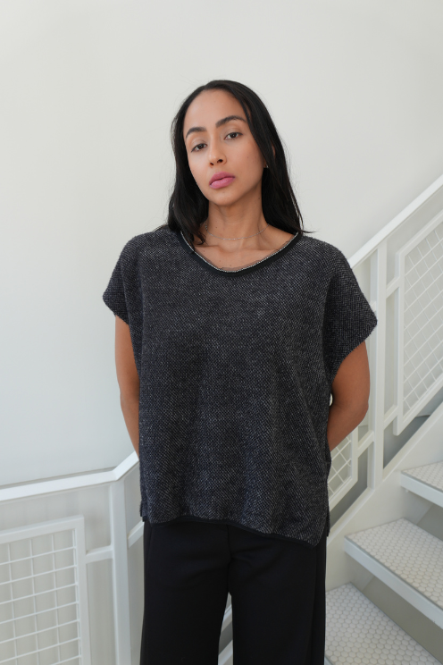 Textured Knit Top