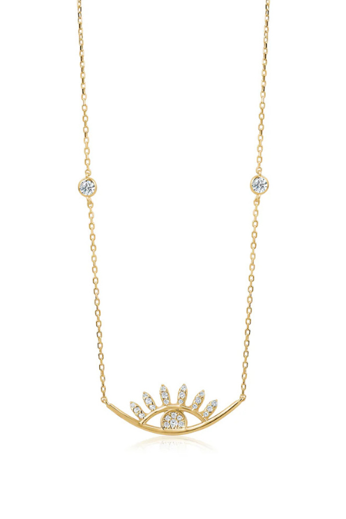 Boho Evil Eye Necklace
