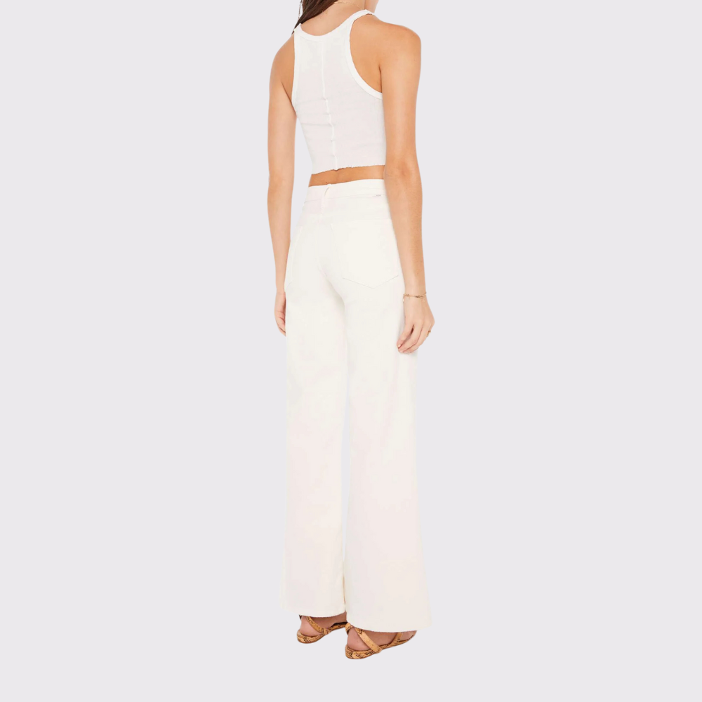 MOTHER The Twister Skimp in Cream Puffs