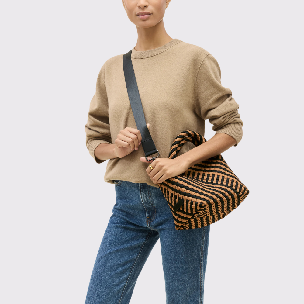 Naghedi St. Barths Small Tote Striped in Raveena